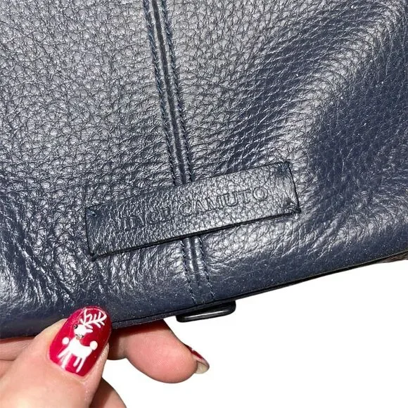 Vince Camuto Women's Blue Ink Leather Crossbody Bag Small Casual - Picture 5 of 7